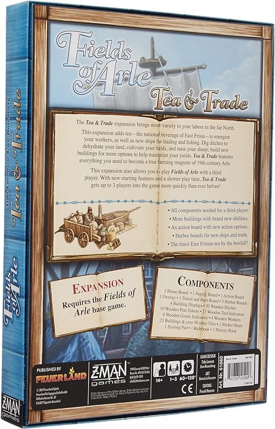 Fields of Arle Tea and Trade Board Game Expansion