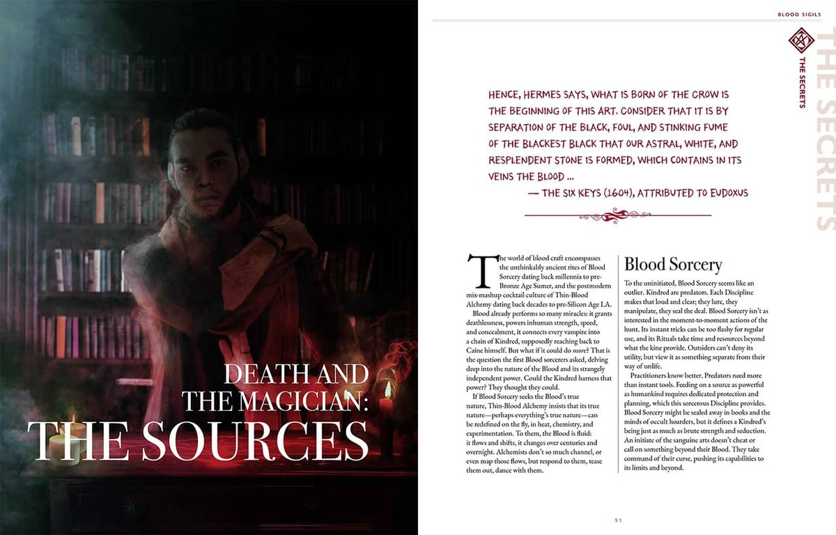 Vampire: The Masquerade 5th Edition Roleplaying Game Blood Sigils Sourcebook 6