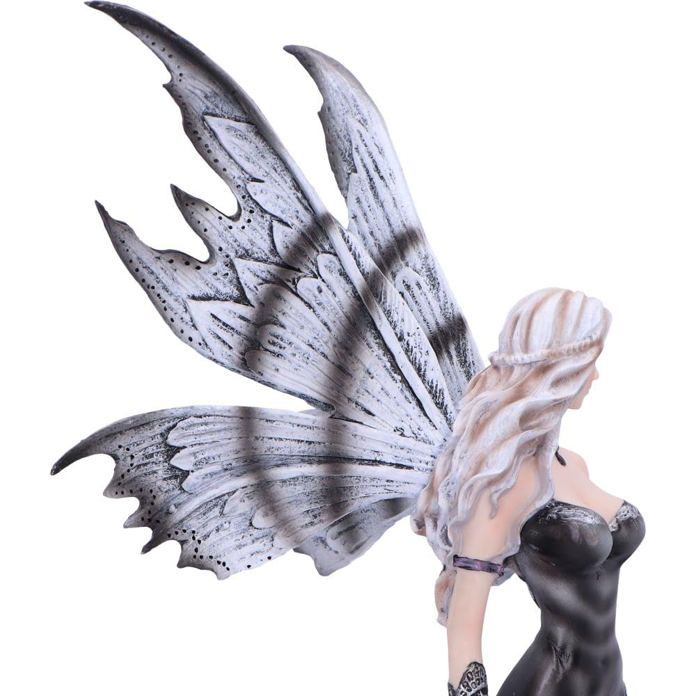 Esarosa Gothic Fairy and Wolf Resin Figurine 22cm 6