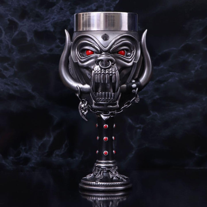 Motorhead Snaggletooth Warpig Goblet Glass 19.5cm Officially Licensed