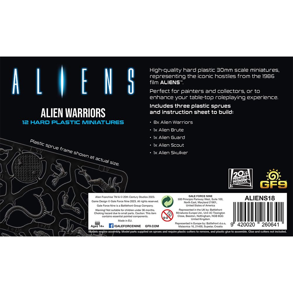 Alien Warriors Models Gale Force Nine Aliens 1986 Movie 3