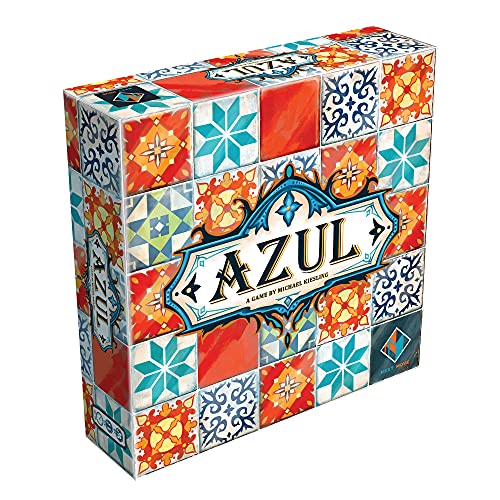 Azul Board Game - Strategic Tile-Placement Game for Family Fun, Great Game for Kids and Adults, Ages 8+, 2-4 Players, 30-45 Minute Playtime, Made by Plan B Games