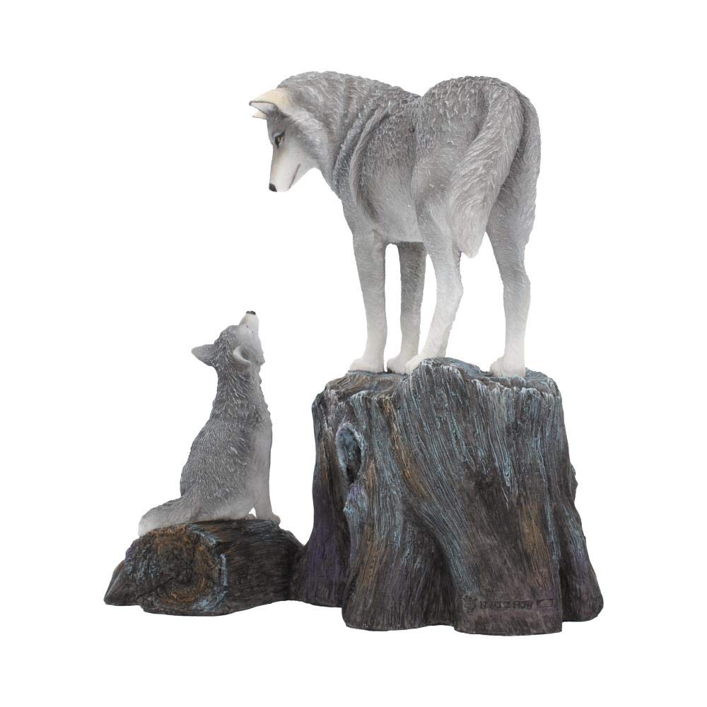 Guidance Ornament Wolf and Pup Figurine by Lisa Parker 25cm 3