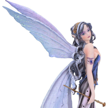 Lina Small Fairy Figurine with Wolves and Forest Detail 26.5cm 5