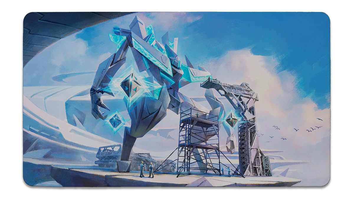 Ultra Pro - Commander Series #2: Allied - Shorikai Stitched Playmat for Magic: The Gathering, Custom Gaming Card Game Play Area Playmat Surface Accessory 1