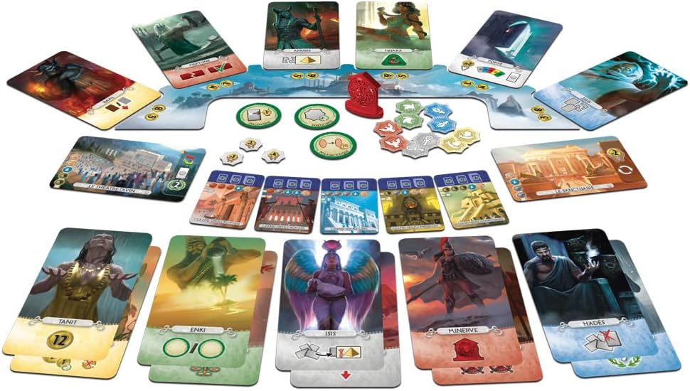 Pantheon 7 Wonders Duel Board Game Expansion