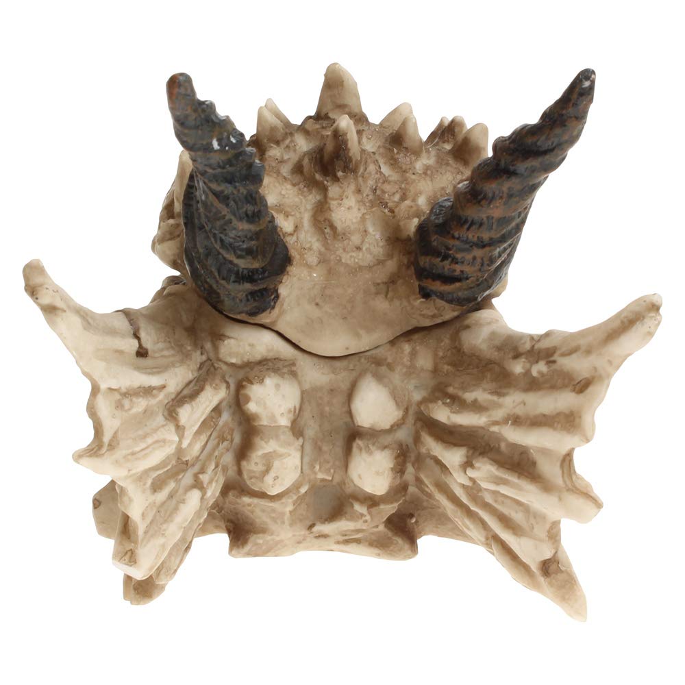 Fantasy Gothic Dragon Skull Trinket Box 20cm 6