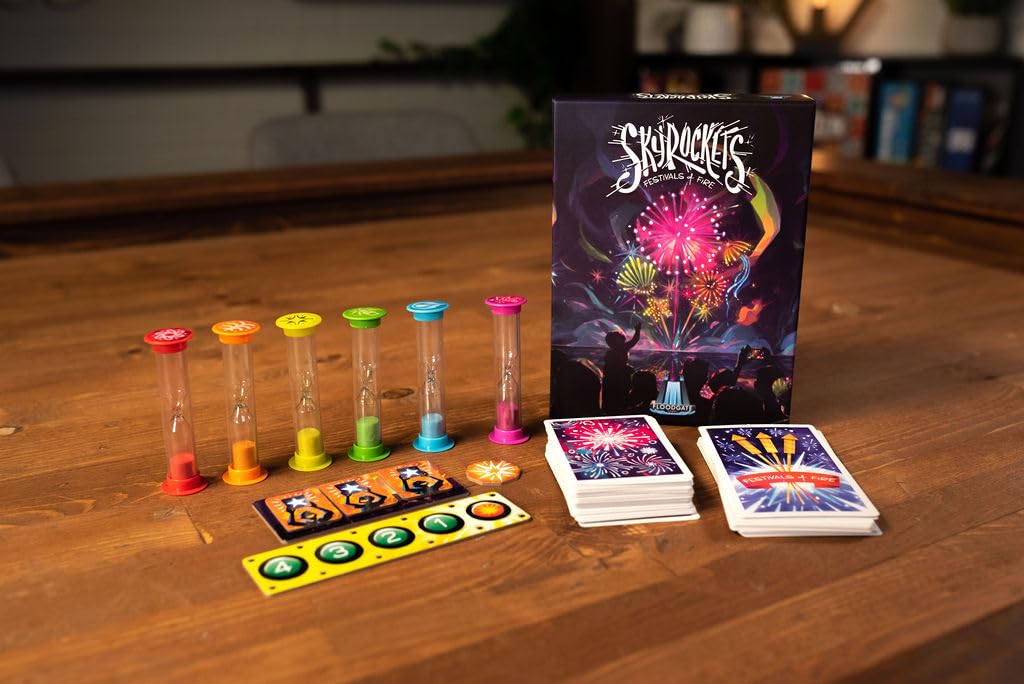 Floodgate Games Skyrockets Festivals of Fire Party Game - Card Game - English Version 8