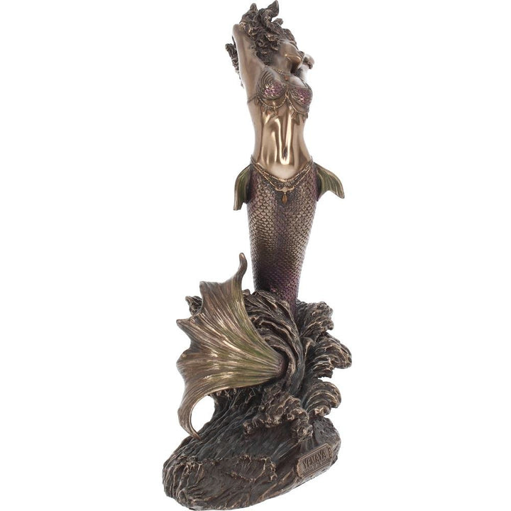Yemaya Goddess of Water Figurine Bronze Mermaid Ocean Ornament 27cm