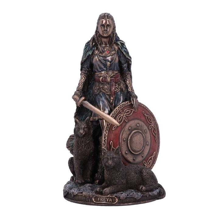 Bronze Freya Goddess of Love Figurine 21cm