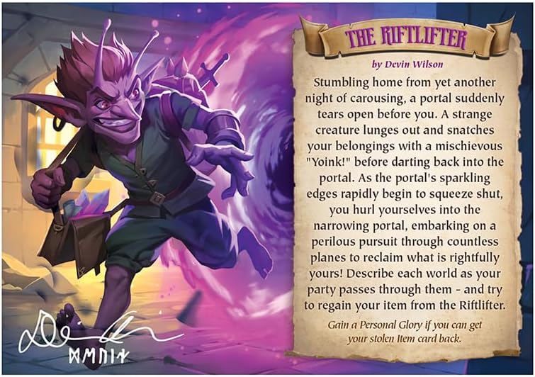 Signature Series Adventure Party the Role Playing Party Board Game Expansion