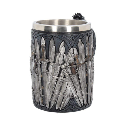 Medieval Sword Dragon Tankard Gothic Fantasy Mug 14cm 6