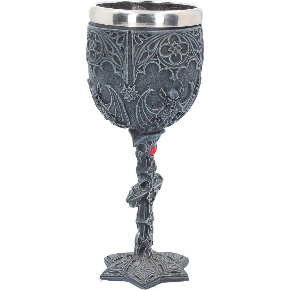 Vampires Goblet Gothic Horror Bat Wine Glass 18.8cm