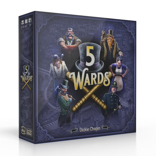5 Wards Board Game Competitive Strategy for Adults and Families from Frown Clowns 1