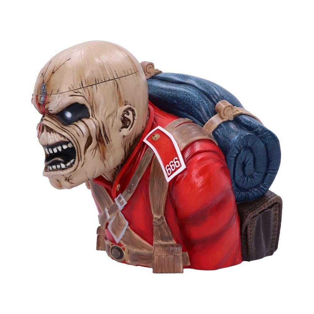 Iron Maiden The Trooper Bust Box 26.5cm Officially Licensed