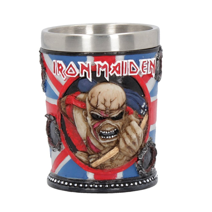 Iron Maiden Eddie The Trooper Shot Glass Merchandise 7cm Officially Licensed