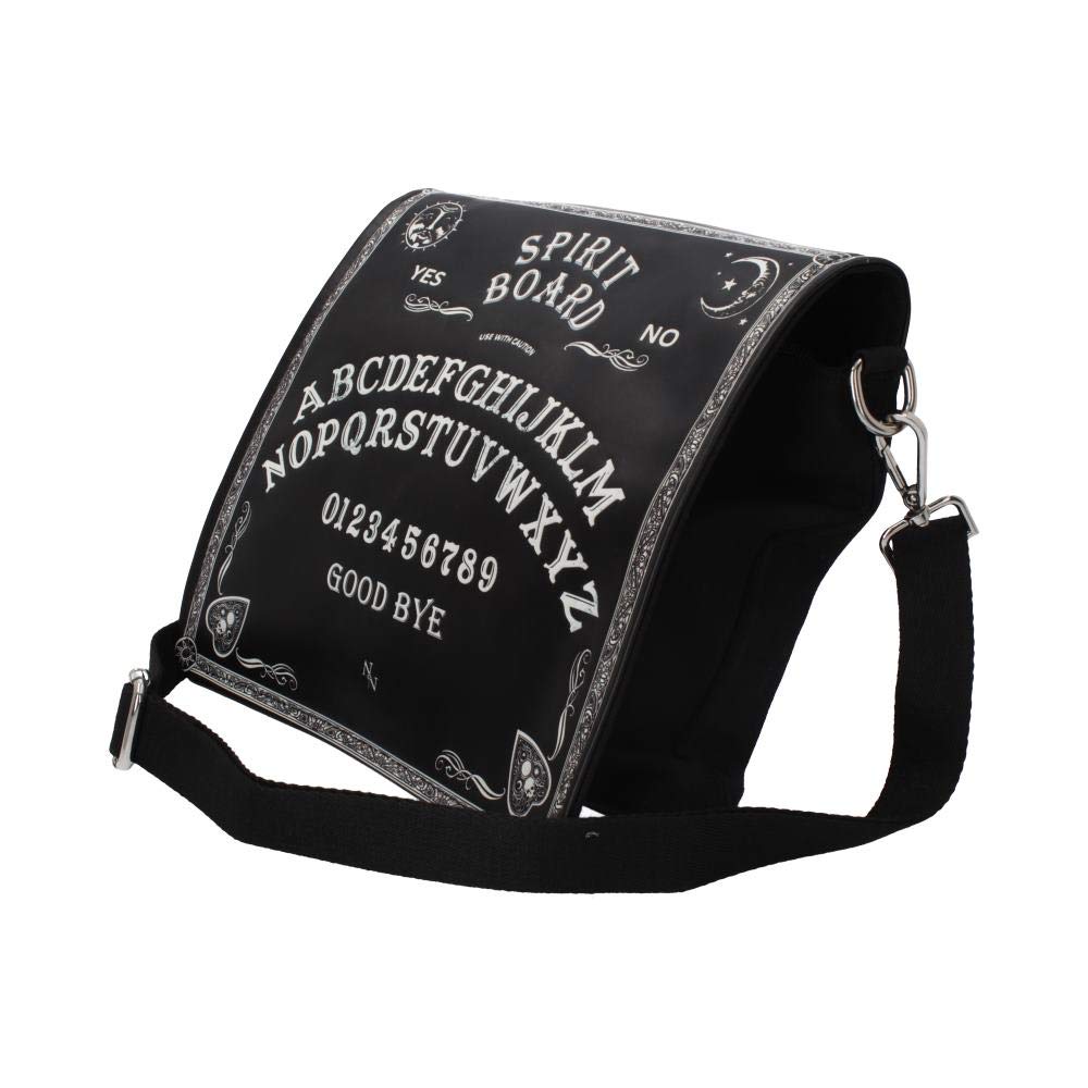 Spirit Board Embossed Shoulder Tablet Bag Black 25cm 2