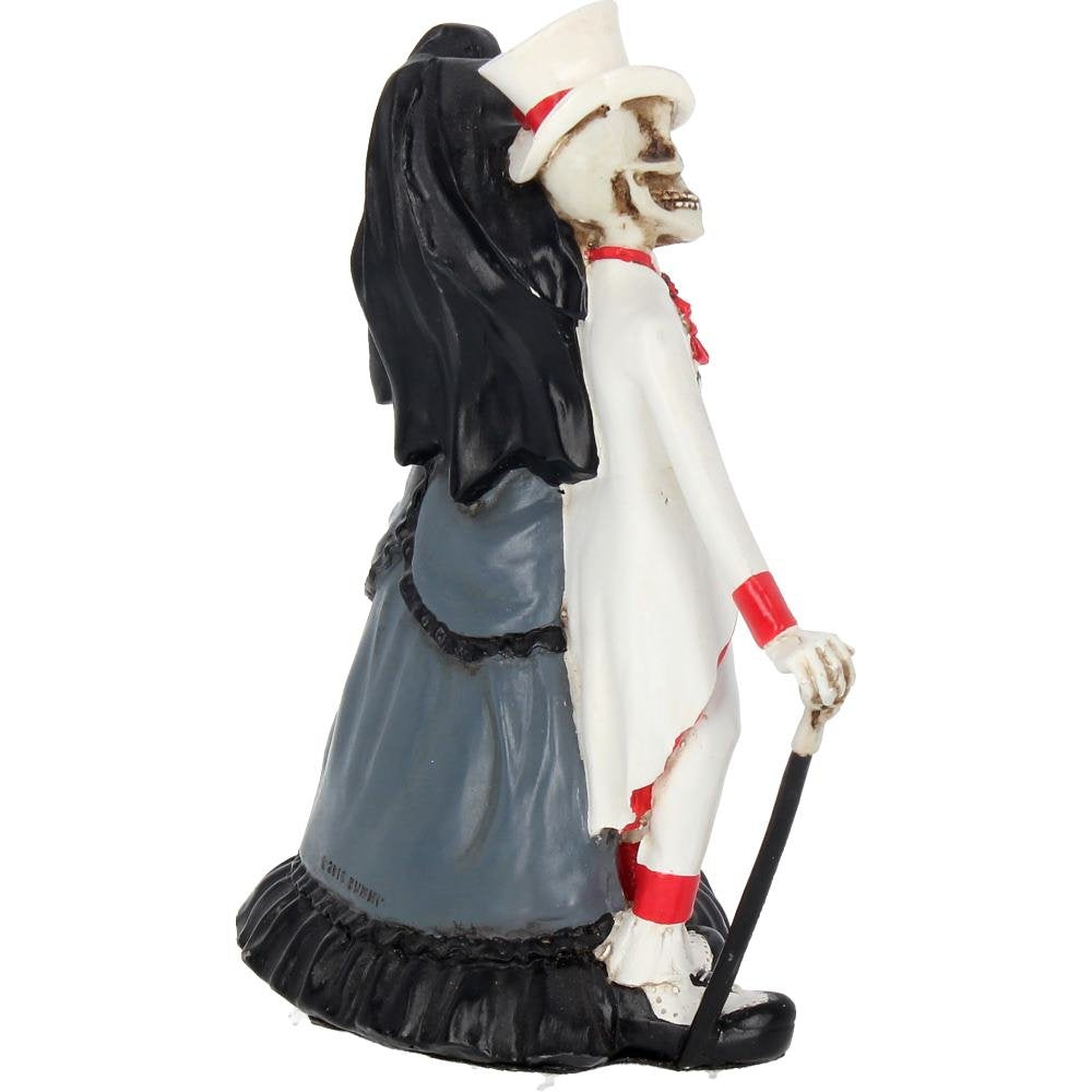 Forever By Your Side Figurine Skeleton Wedding Bride Groom Valentine 14cm