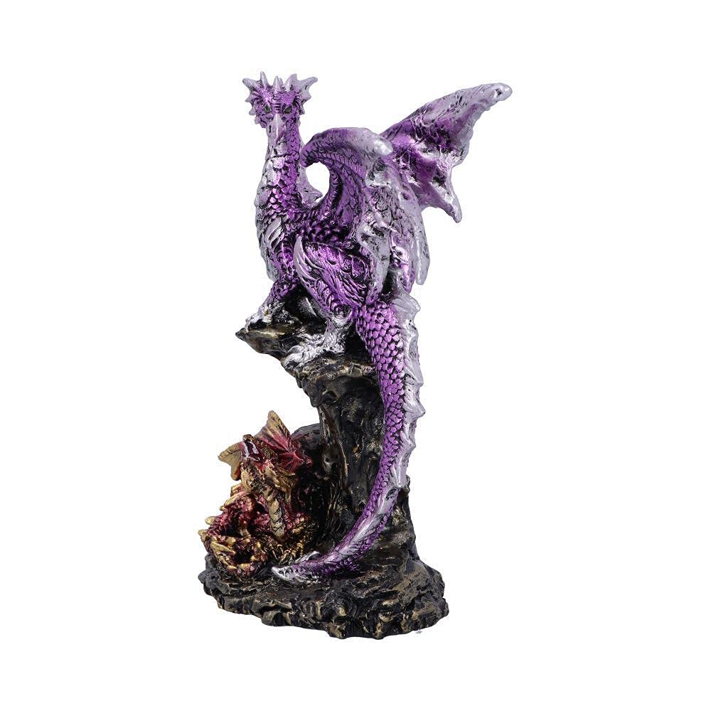 Hatchling Protection Dragon and Dragonling Parental Figurine 15.2cm