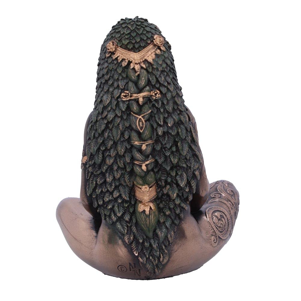 Mini Bronze Mother Earth Art Figurine 8.5cm 4