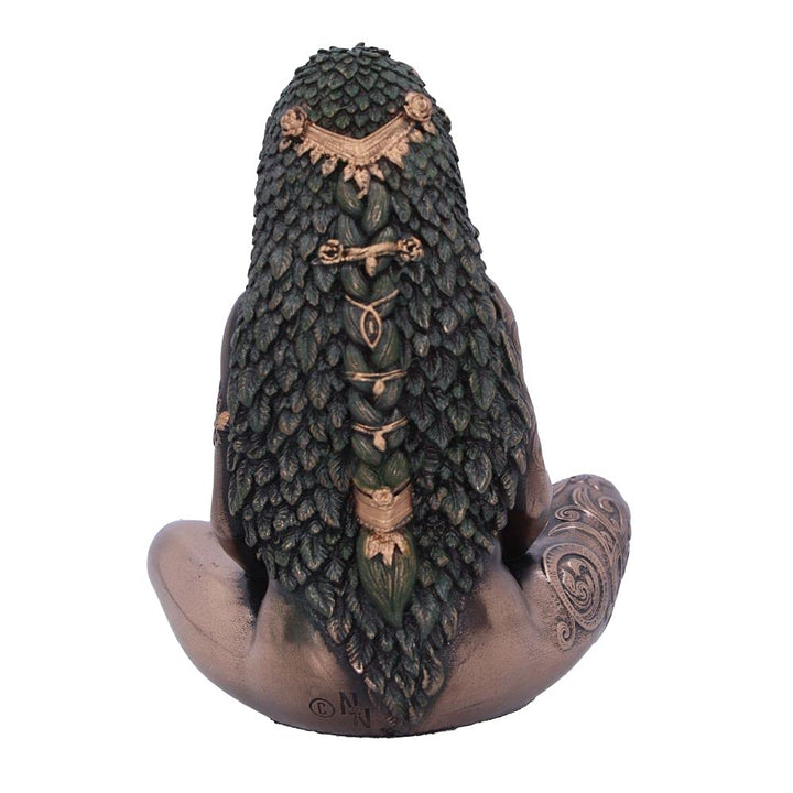 Mini Bronze Mother Earth Art Figurine 8.5cm