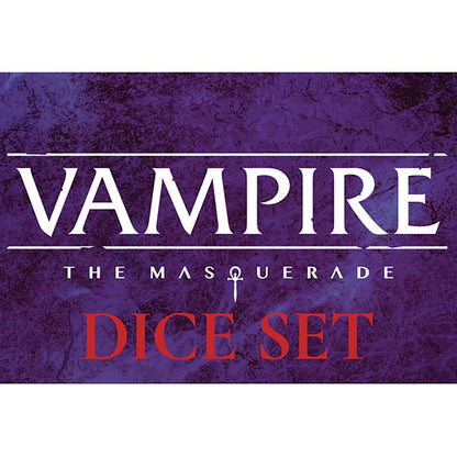 Vampire the Masquerade Dice Set by Renegade Game Studio 4