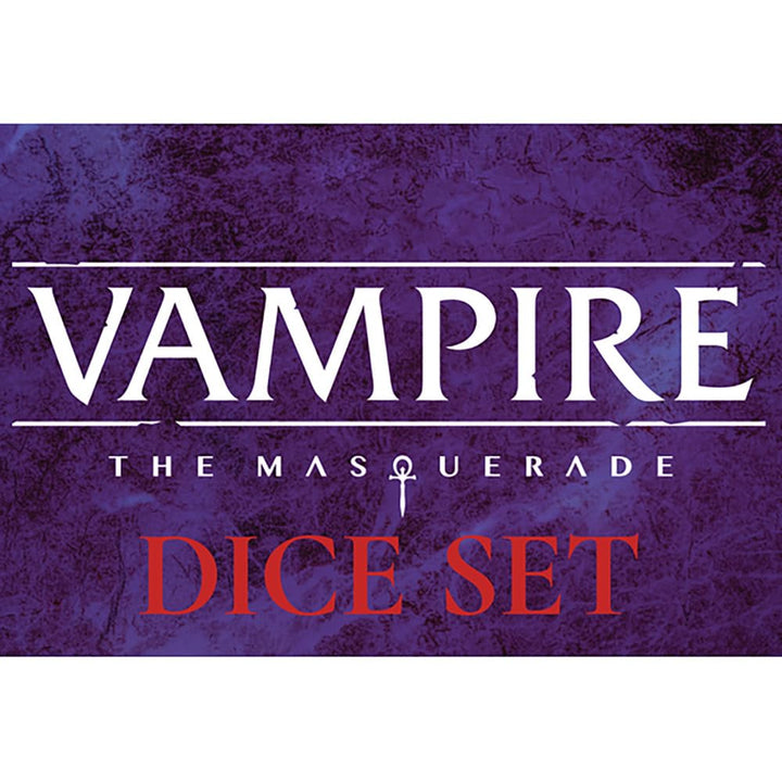 Renegade Games Studios Vampire: The Masquerade Dice Set - for Vampire: The Masquerade Roleplaying Game, New 5th Edition Dice Set