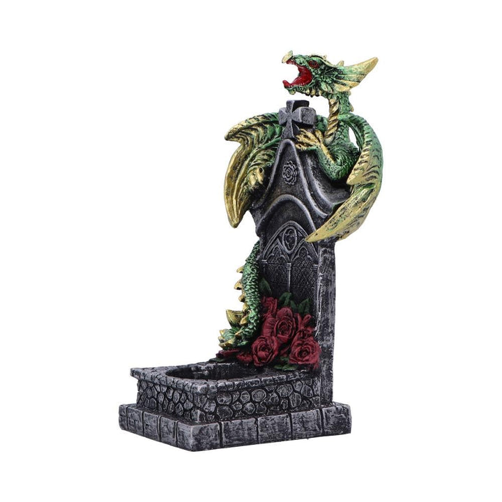 Light of the Dragon Green Ornamental Tealight Holder 16cm