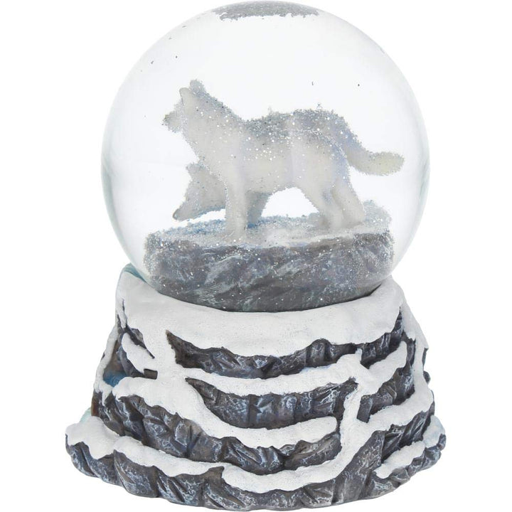 Lisa Parker Warriors of Winter Wolf Snowglobe 14.5cm