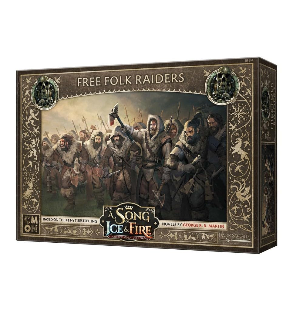 CMON A Song of Ice and Fire Tabletop Miniatures Free Folk Raiders Unit Box - Unleash The Wild Fury! Strategy Game for Adults, Ages 14+, 2+ Players, 45-60 Minute Playtime, Made by CMON 2