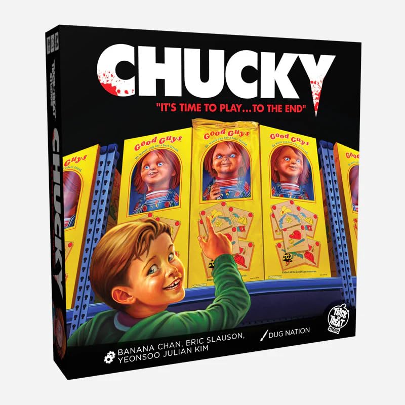 Childs Play Chucky, Strategy Board Game, For 2 to 4 Players and Ages 14+, by Trick Or Treat Studios