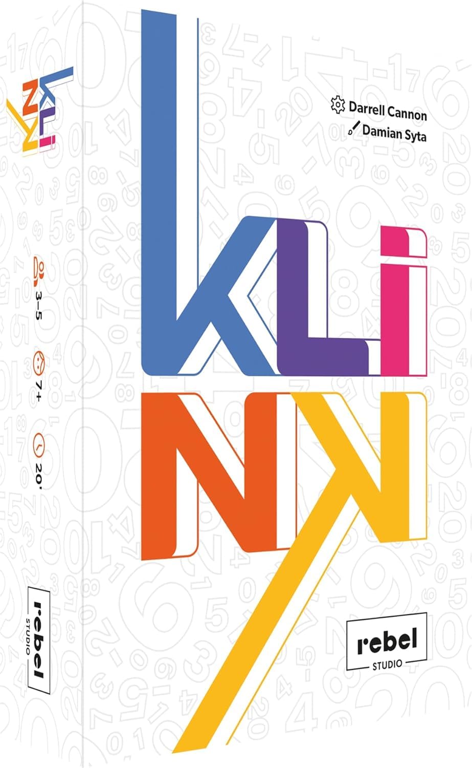 Rebel Klink Card Game - Exciting Push Your Luck Numbers Game, Portable for Parties & Travel, Quick & Easy Family Fun for Kids & Adults, Ages 7+, 3-5 Players, 15-30 Minute Playtime, Made Studio 1