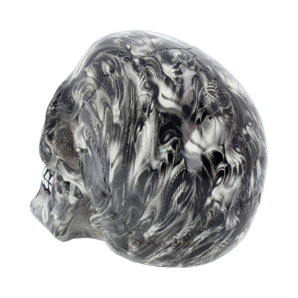 Screaming Soul Skull Print Ornament 19cm