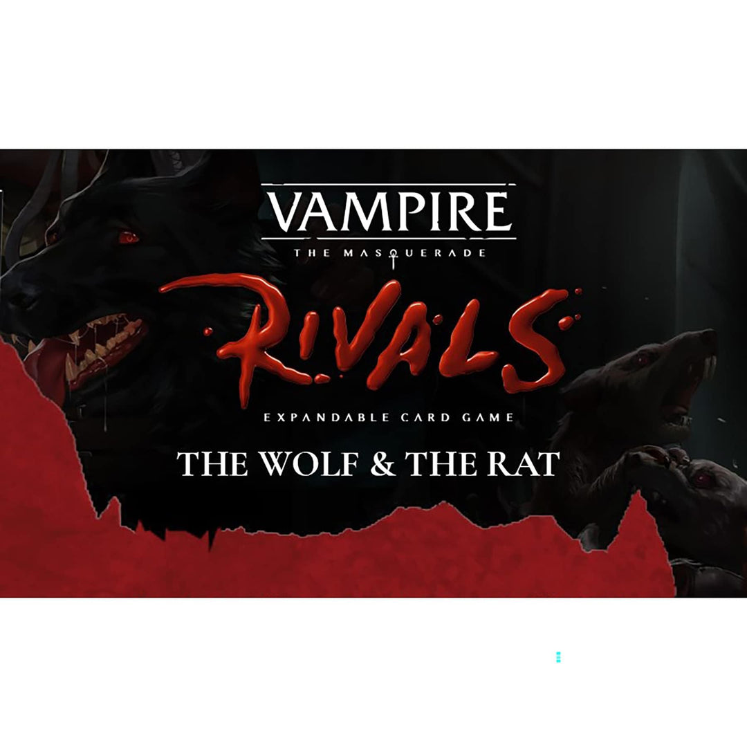 Renegade Games Studios Vampire: The Masquerade Rivals - The Wolf & The Rat Game Expansion - 2-4 Players, Ages 14+, 30-70 Min Game Play