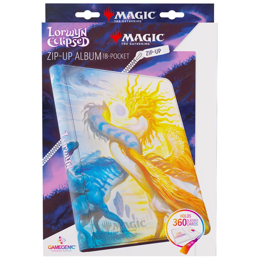 Gamegenic MTG Lorwyn Eclipsed Zip Up Album 18 Pocket Celestial Reunion Gaming Accessory 1