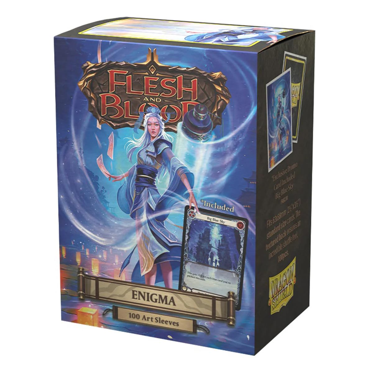 UNIT Matte Art Standard Sleeves Flesh and Blood Enigma 100 ct Gaming Accessory by Arcane Tinmen 1