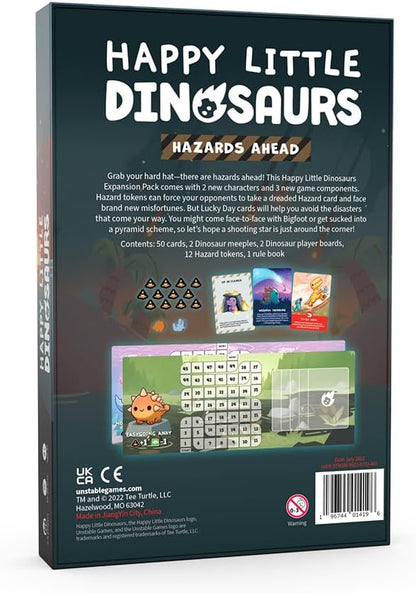 Happy Little Dinosaurs Hazards Ahead Card Game Expansion