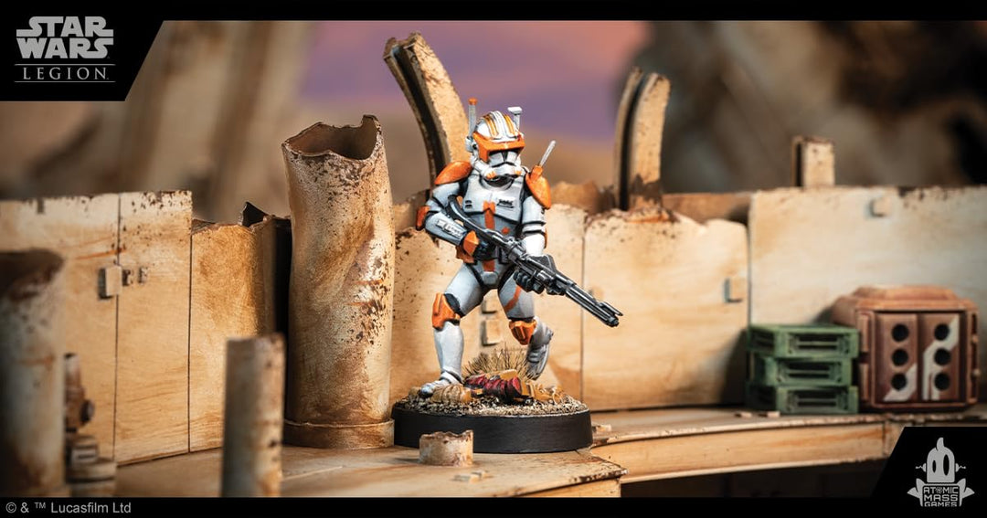 Atomic Mass Games Star Wars: Legion Clone Commander Cody Commander Expansion - Tabletop Miniatures Game, Strategy Game for Kids and Adults, Ages 14+, 2 Players, 3 Hour Playtime, Made