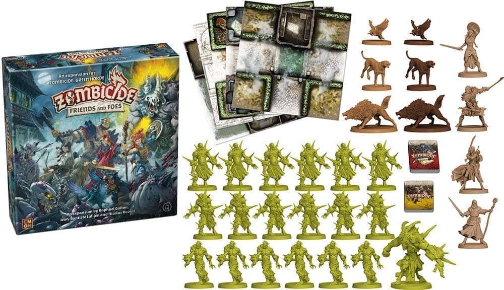 Zombicide Green Horde Friends and Foes Board Game by Guillotine Games 2