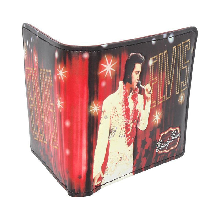 Elvisly Yours Elvis Wallet Red 11cm Officially Licensed