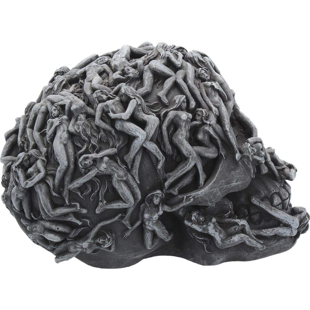 Hells Desire Skull Naked Temptress Ornament Hells 18cm