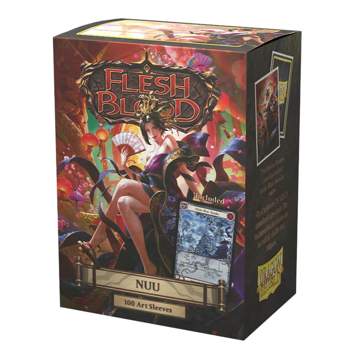 Arcane Tinmen Dragon Shield Sleeves – Limited Edition Matte Art: Flesh and Blood: Nuu, Alluring Desire - 100ct Standard Size (for Pokemon, Magic: The Gathering, Flesh & Blood, Lorcana, etc...) 1