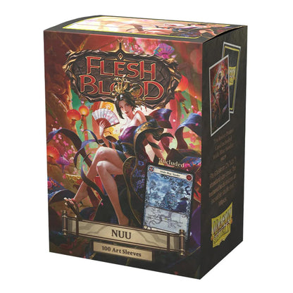 Arcane Tinmen Dragon Shield Sleeves – Limited Edition Matte Art: Flesh and Blood: Nuu, Alluring Desire - 100ct Standard Size (for Pokemon, Magic: The Gathering, Flesh & Blood, Lorcana, etc...) 1