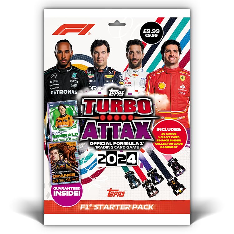 Topps Formula 1 2024 Turbo Attax Starter Pack Turbo 20 Cards 1