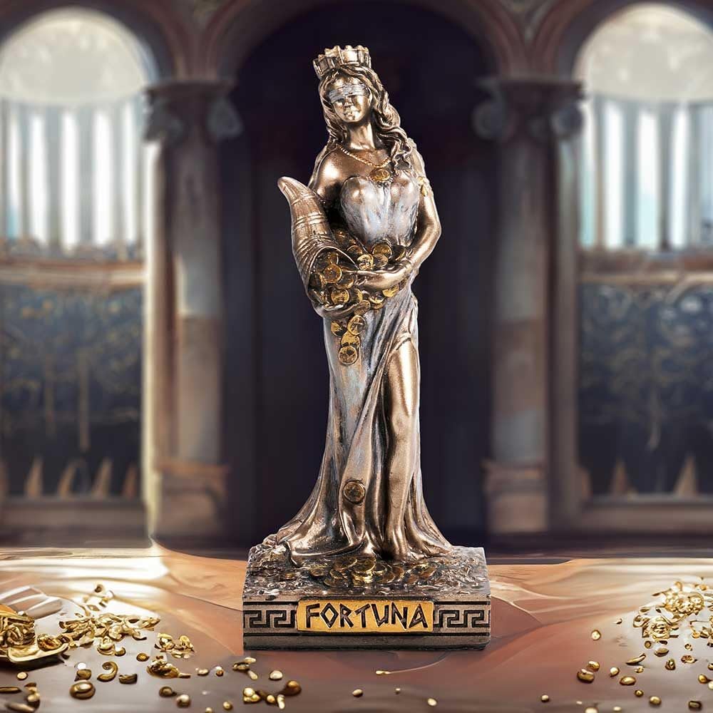 Fortuna Mini Bronze Figurine 9cm 7