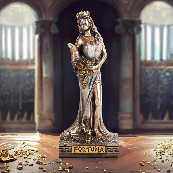 Fortuna Mini Bronze Figurine 9cm