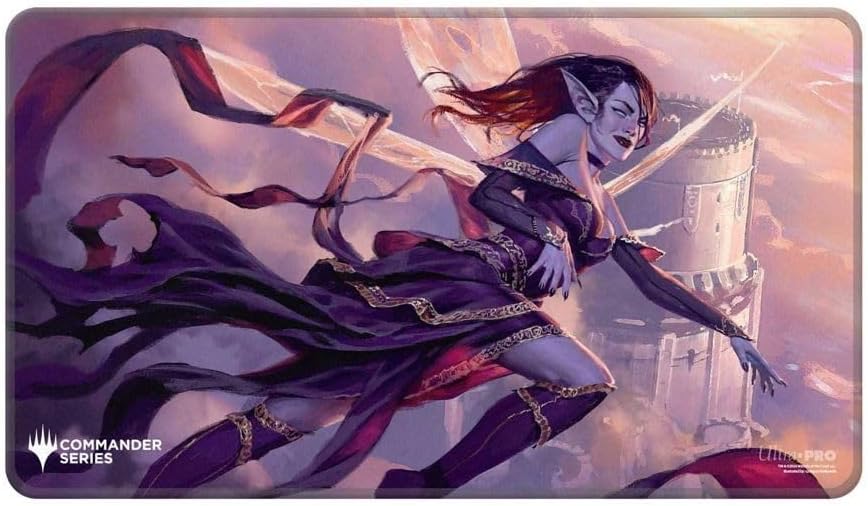Magic The Gathering Commander Series Release 4 Stitched Edge Playmat Alela 1