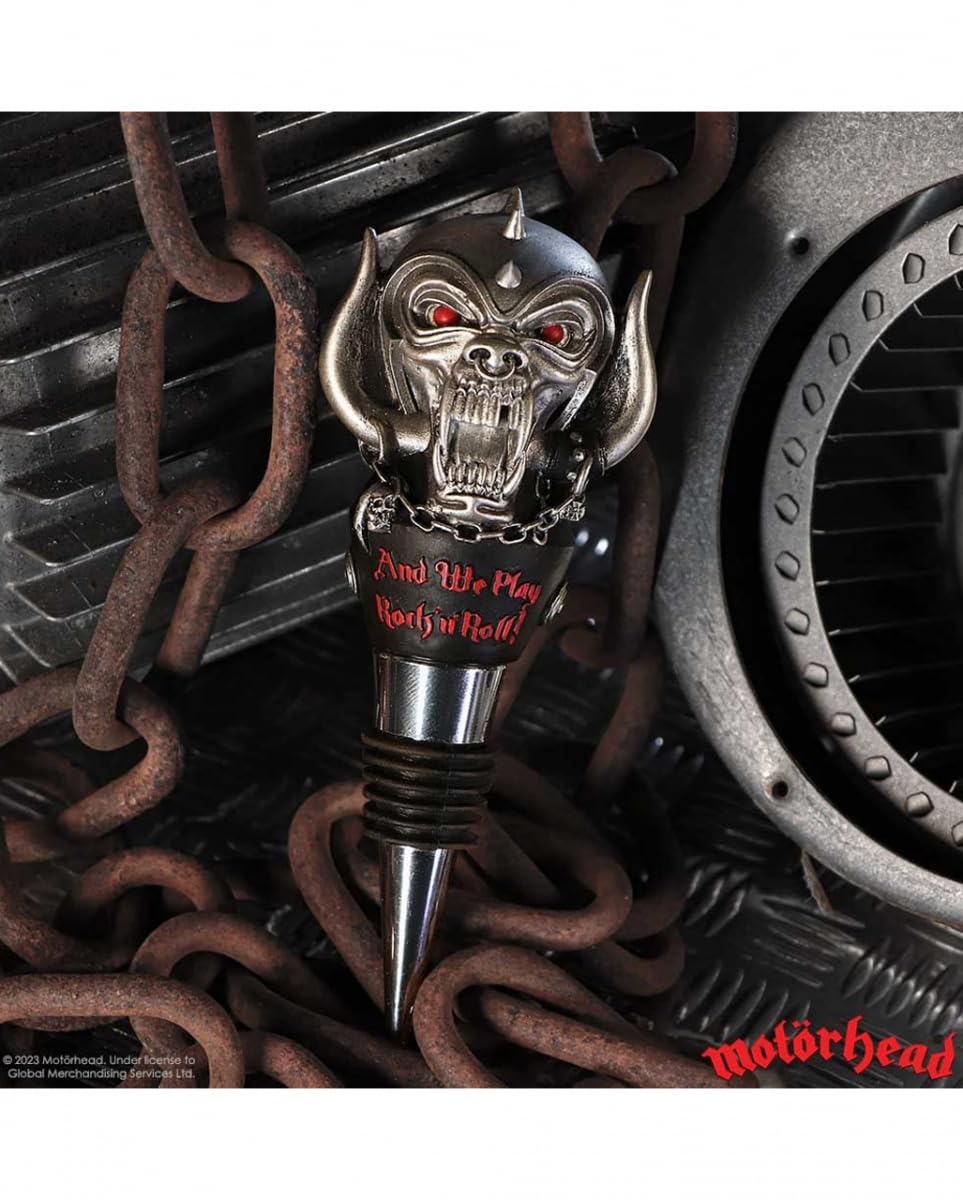 Motorhead Warpig Bottle Stopper 13.5cm Officially Licensed