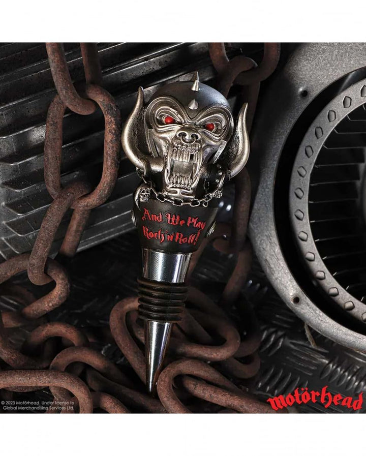Motorhead Warpig Bottle Stopper 13.5cm Officially Licensed