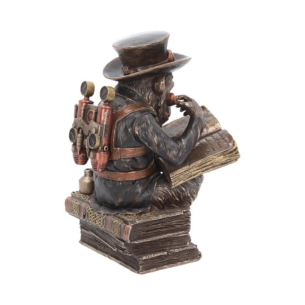 Steampunk Chimpanzee Scholar Figurine 19.5cm